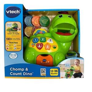 NWT Vtech Chomp & Count Dino